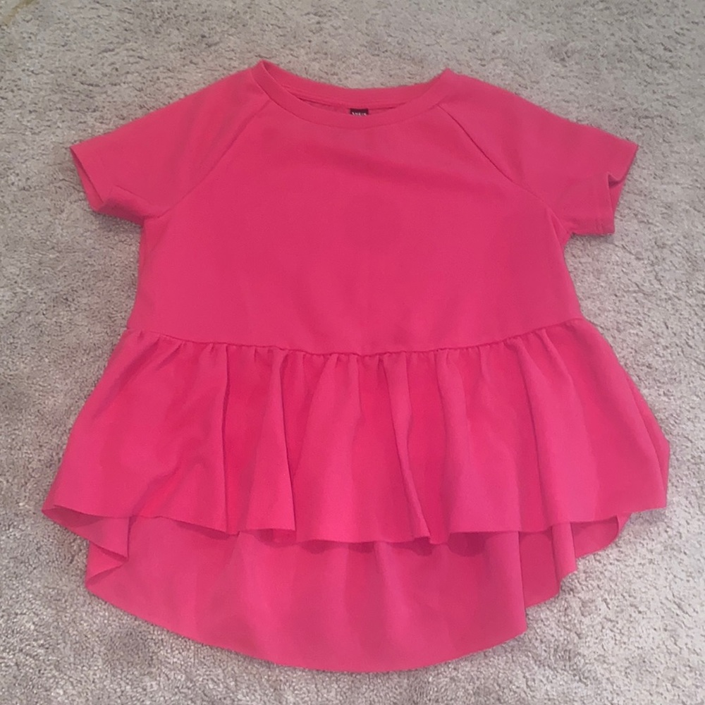 Adorable flowy Shein blouse in hot pink!!